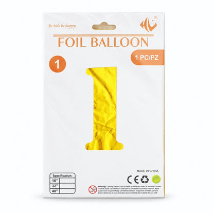 40 Inch Gold Number Foil Balloon (Party Balloon (MK2PPFN6H7LC52))