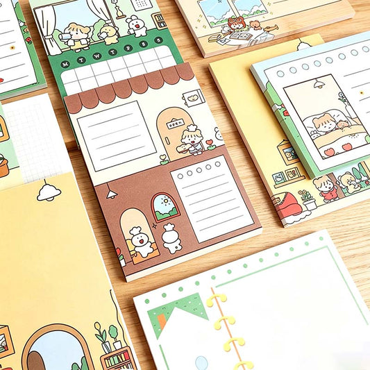 Cozy Girl Planning Memo Pad Set