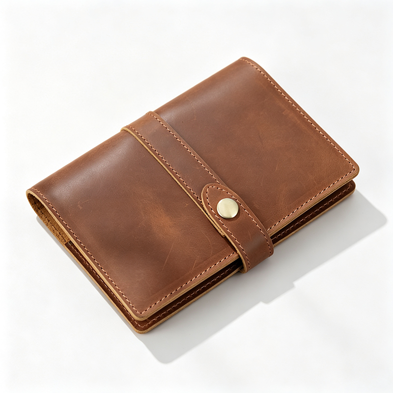 Crazy Horse Cowhide Leather Binder Journal