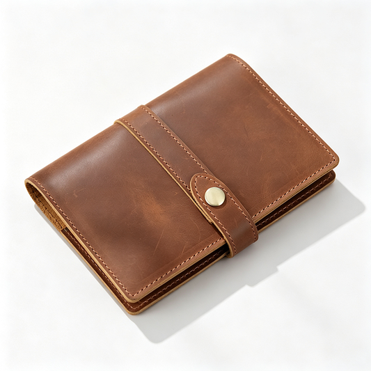 Crazy Horse Cowhide Leather Binder Journal