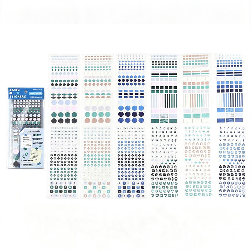 Mood Palette Functional Sticker Set Sticker Sheet