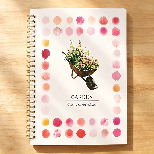 Botanical Dot Border Spiral Sketchbook