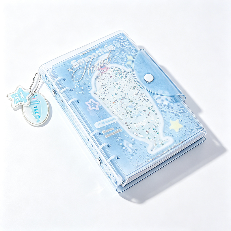 Frosty Glitter PVC Journal