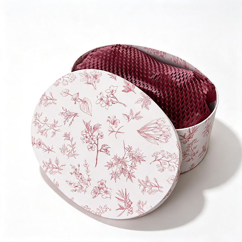 Round Floral Gift Box Set