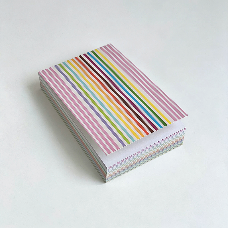 Rainbow Grid Loose Leaf Memo Pad