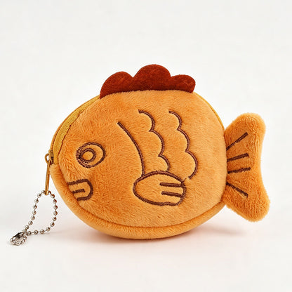 Taiyaki Fish Plush Coin Purse