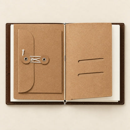 Gold Foil Strawberry Leatherette Notebook-Set of 4