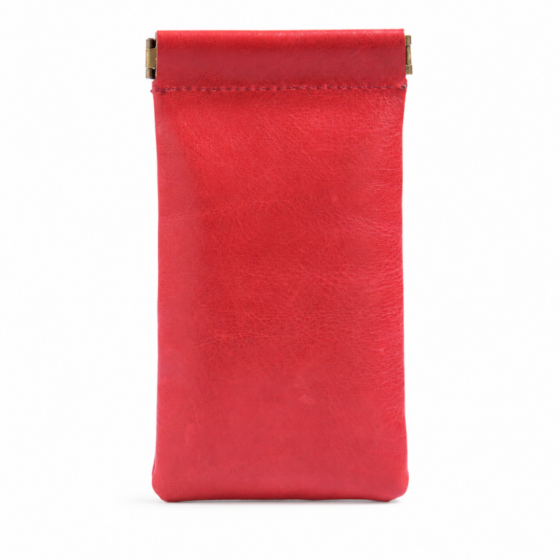 Soft Leather Drawstring Pouch