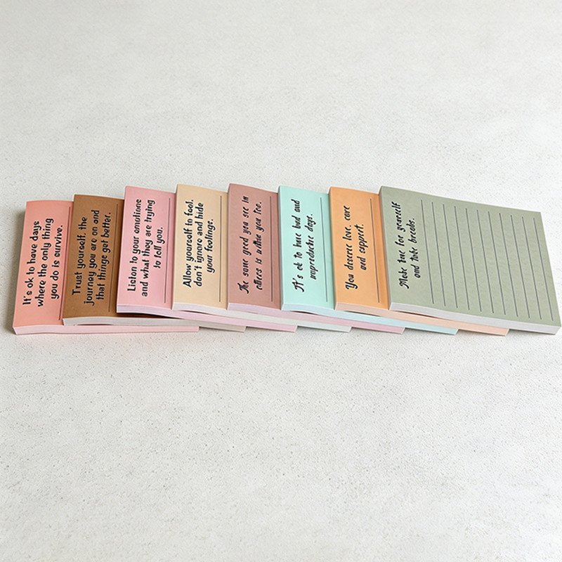 Mindful Color Block Sticky Notes