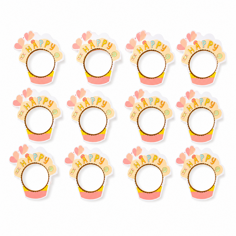 10 Happy Birthday Photo Prop Glasses Set