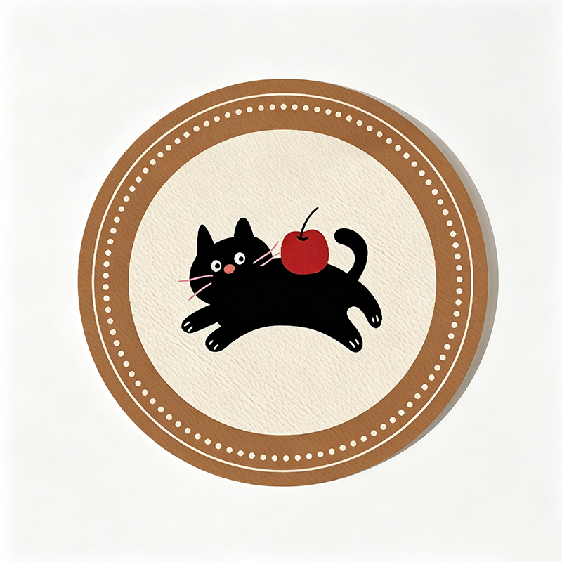 10 Cafe Animal Diatomite Coaster