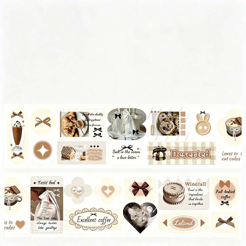 Dessert Time Die Cut Deco Tape