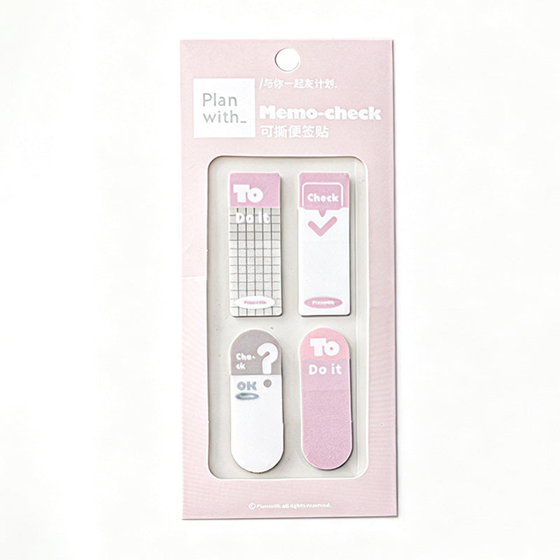 Memo Check Sticky Tabs Set