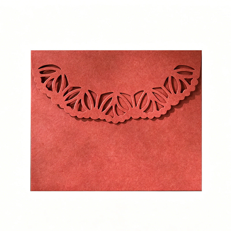 Laser Cut Floral Greeting Card