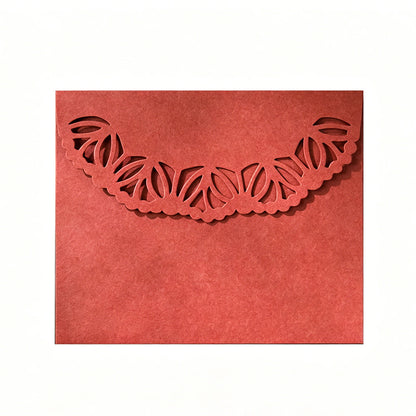Laser Cut Floral Greeting Card