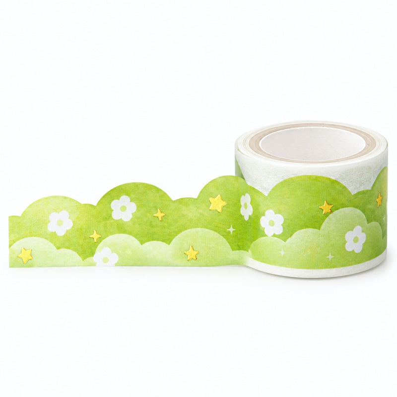Gold Stamping Dreamy Cloud Washi Tape