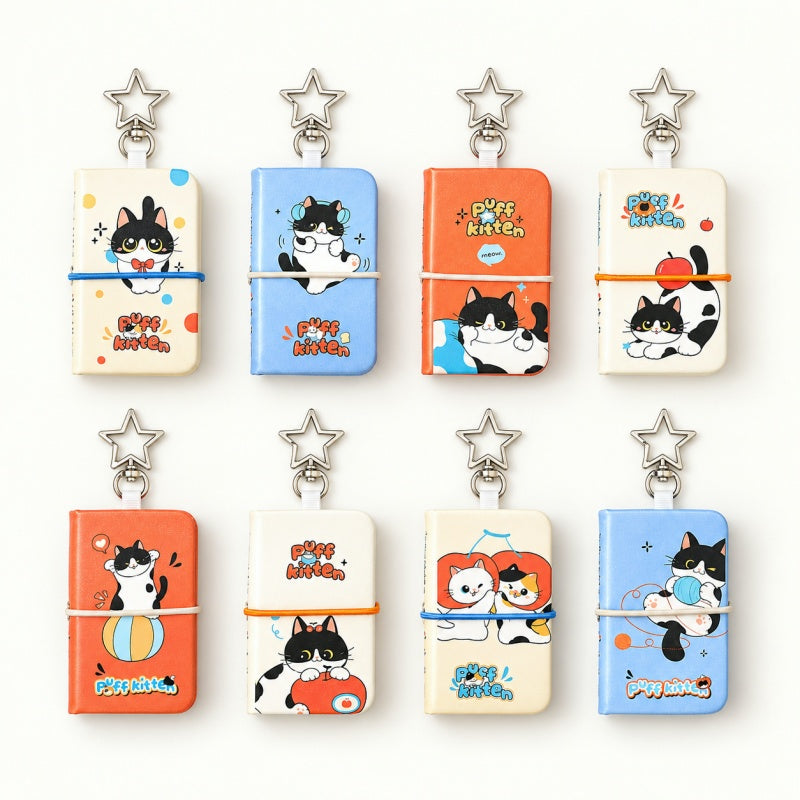 Mini PU Leather Keychain Journal – Assorted Set of 24
