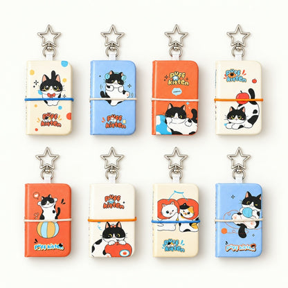 Mini PU Leather Keychain Journal – Assorted Set of 24