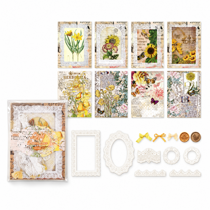 Old Feelings Retro Lace Material Pack