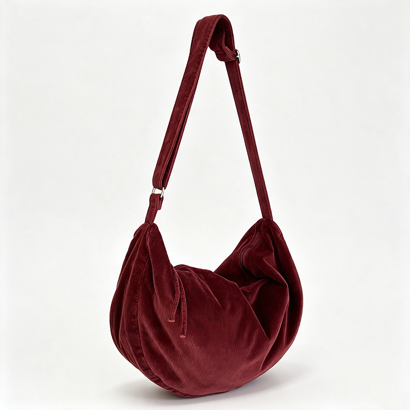 Soft Crescent Shoulder Bag