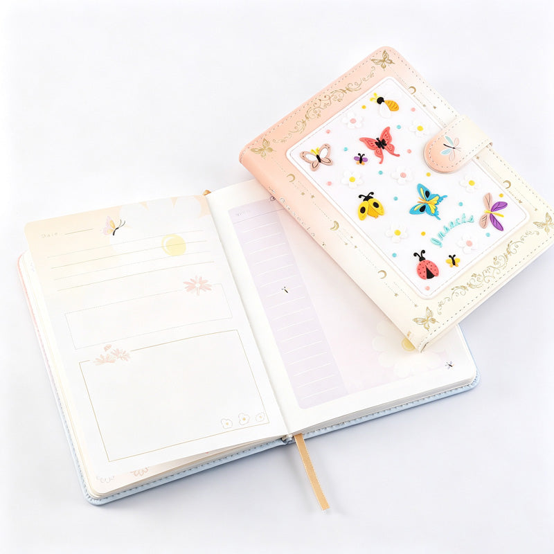 Butterfly Garden Magnetic Mini Journal