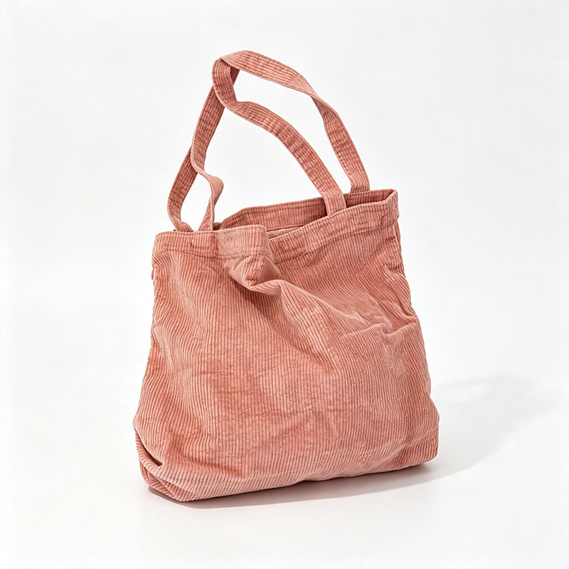 Corduroy Ruched Shoulder Bag