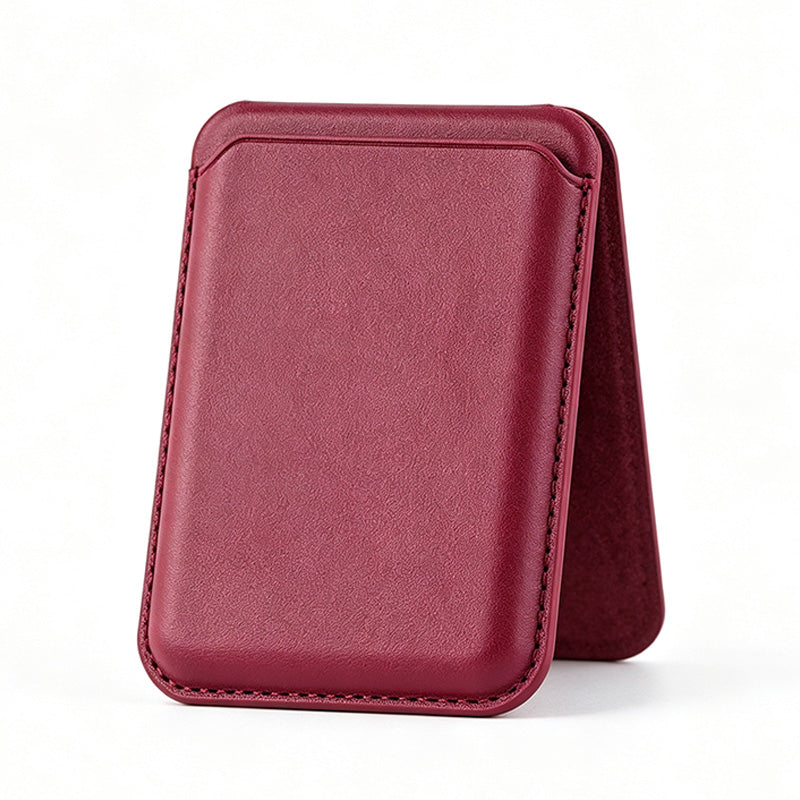 MagSafe Leather Card Wallet with Stand