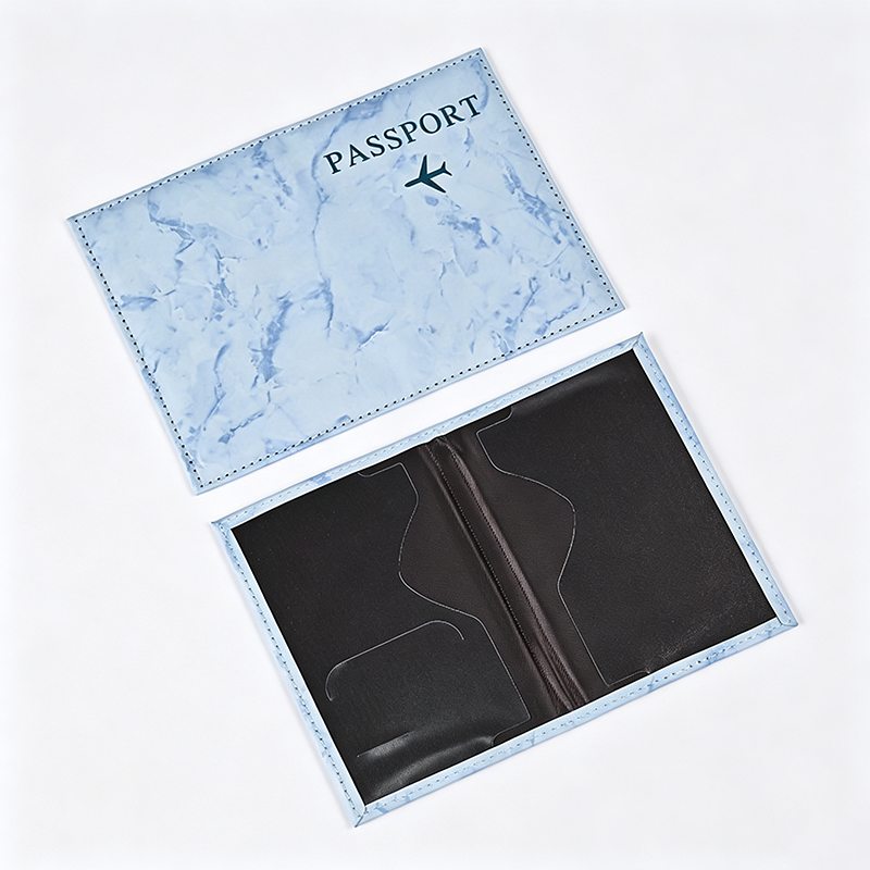 Marble Print Passport Holder