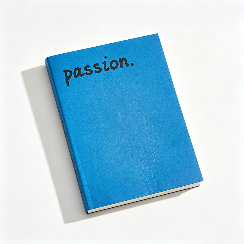 Colorful Bold Word Minimal Notebook