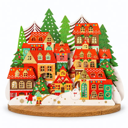 3D Pop-Up Christmas Cards with Gold Foil