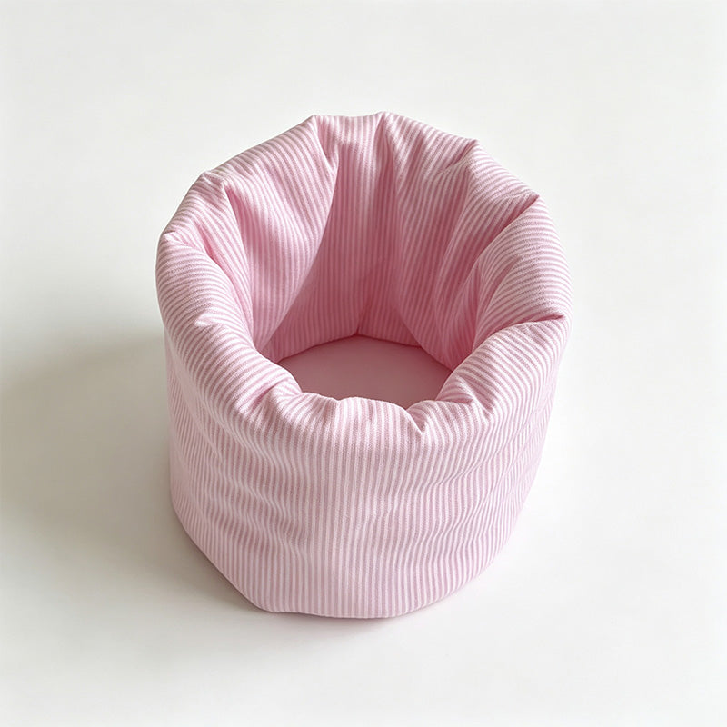 Drawstring Fabric Desk Organize Basket