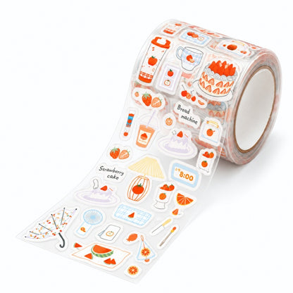 Fresh Fruit Die-Cut PET Sticker Tape