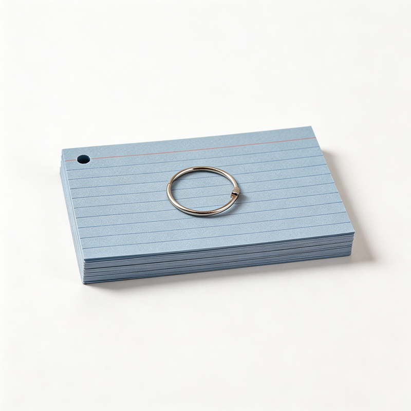 Vintage Ruled Index Cards – 150gsm Double-Sided