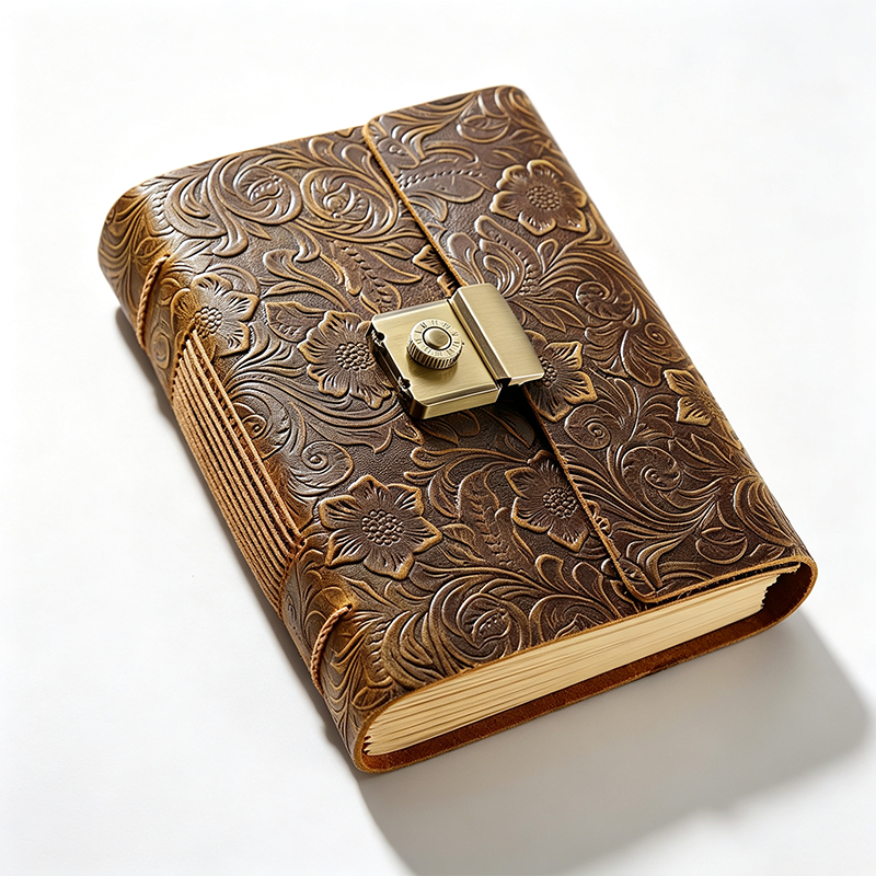 Vintage Floral Retro Journal Notebook
