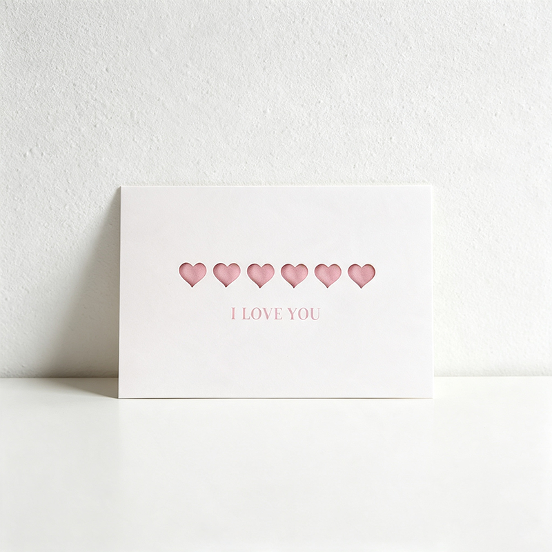 10 Minimal Symbol Cutout Greeting Card