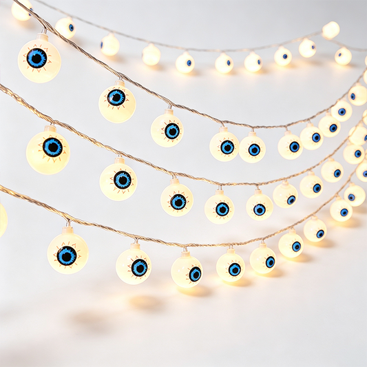 Warm Color Ghost Eye String Light