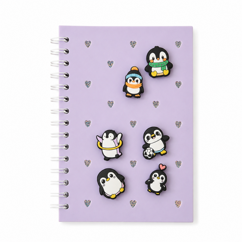 Charm Cover Spiral Notebook