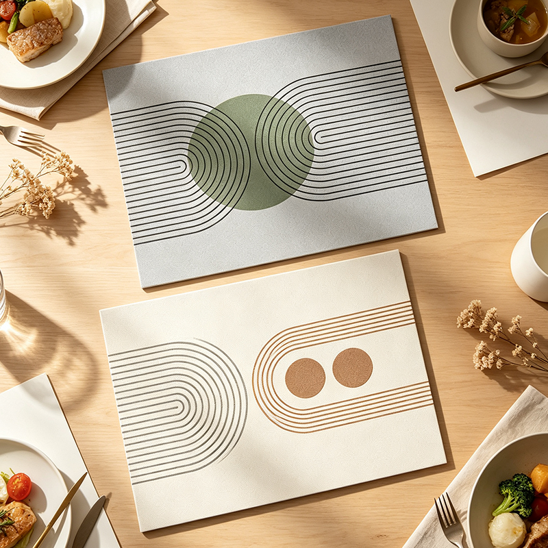 Geometric Diatomite Drying Mat