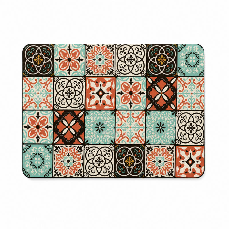 Cream Gingham Waterproof Placemat