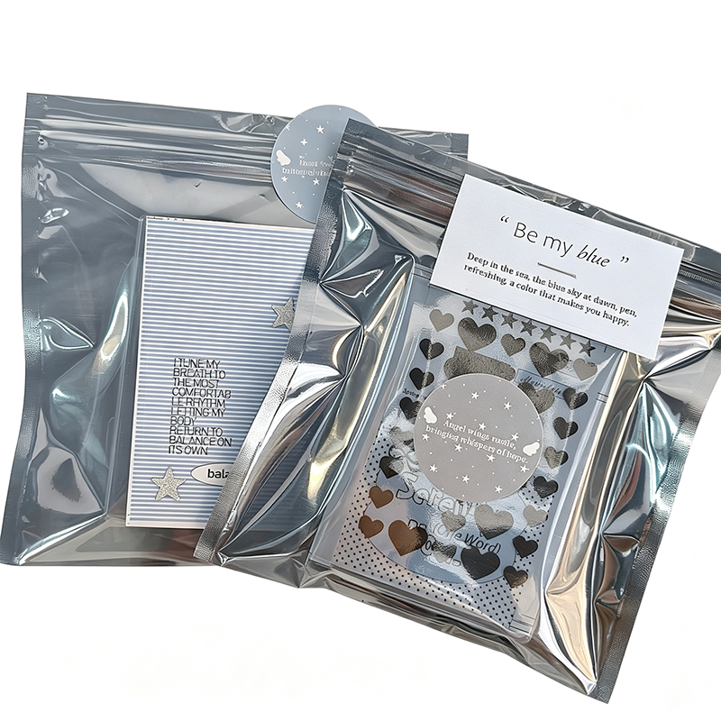Transparent Gray Anti-Static Resealable Bags