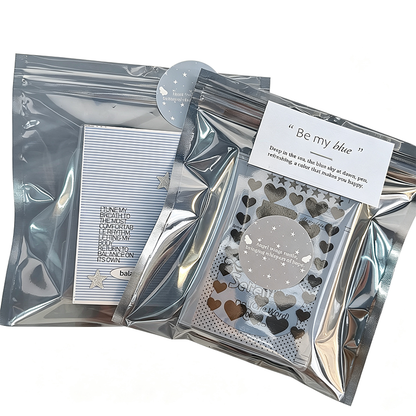 Transparent Gray Anti-Static Resealable Bags