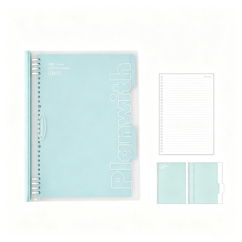 Pastel B5 Refillable Binder Notebook