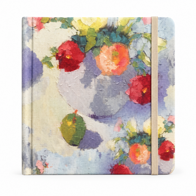 Square Floral Sketchbook