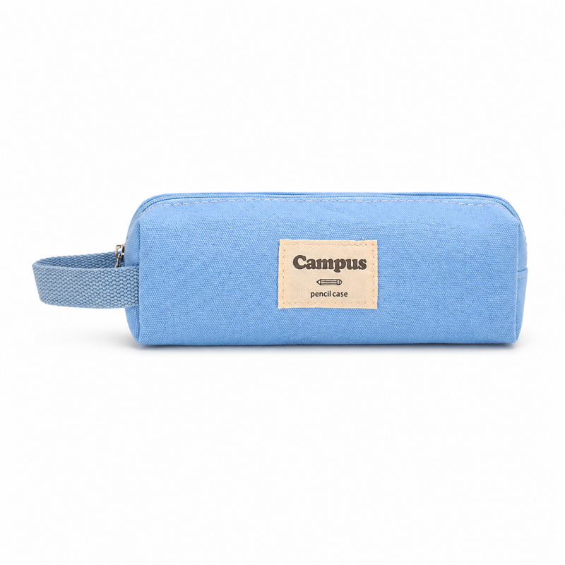 Pastel Canvas Wristlet Pencil Pouch