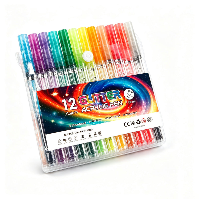 Glitter Outline Paint Pen Set