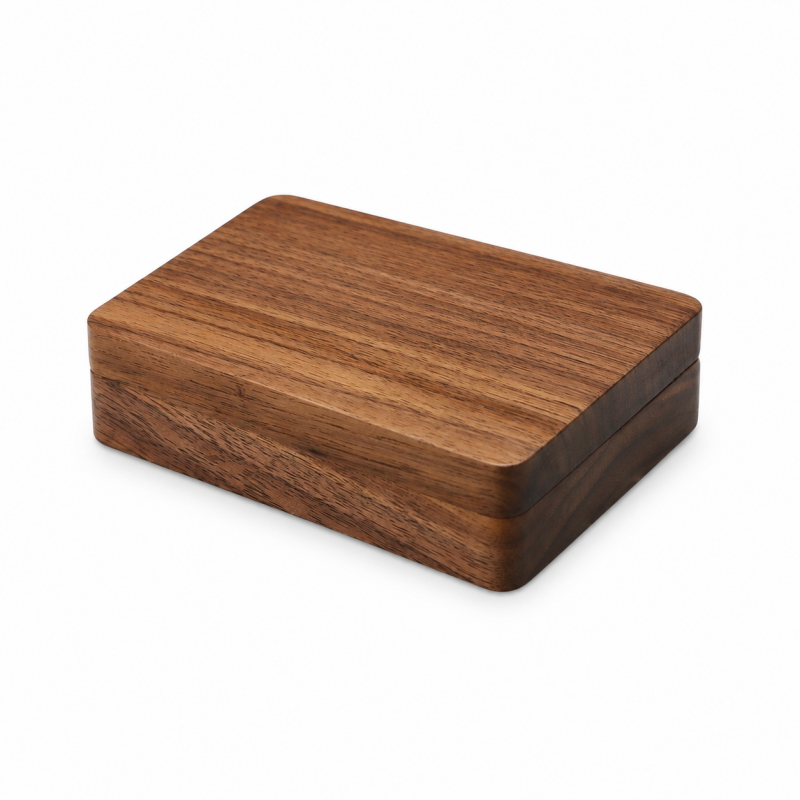 Hinged Presentation Wooden Card Box