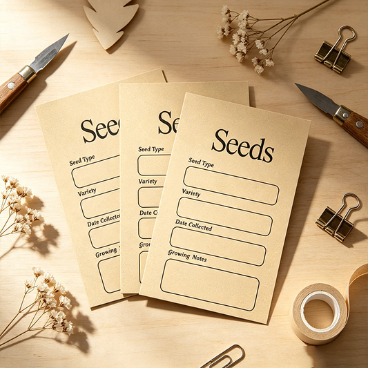 100 Kraft Seed Packet Envelopes