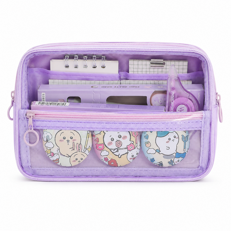 Large Capacity Standing Pencil Case Pencil Set