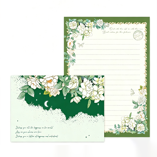 Floral Envelope Set Letter Set