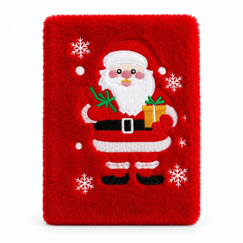 Cute Christmas Plush A5 Notebook
